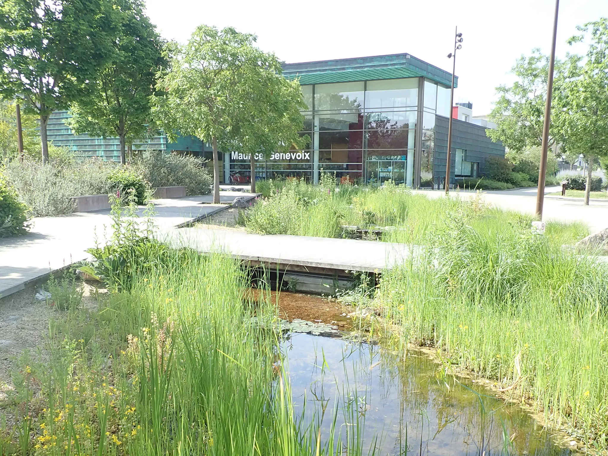 Circuit d'eau du complexe sportif d'Orléans La Source ©Loiret Nature Environnement Circuit d'eau du complexe sportif d'Orléans La Source ©Loiret Nature Environnement