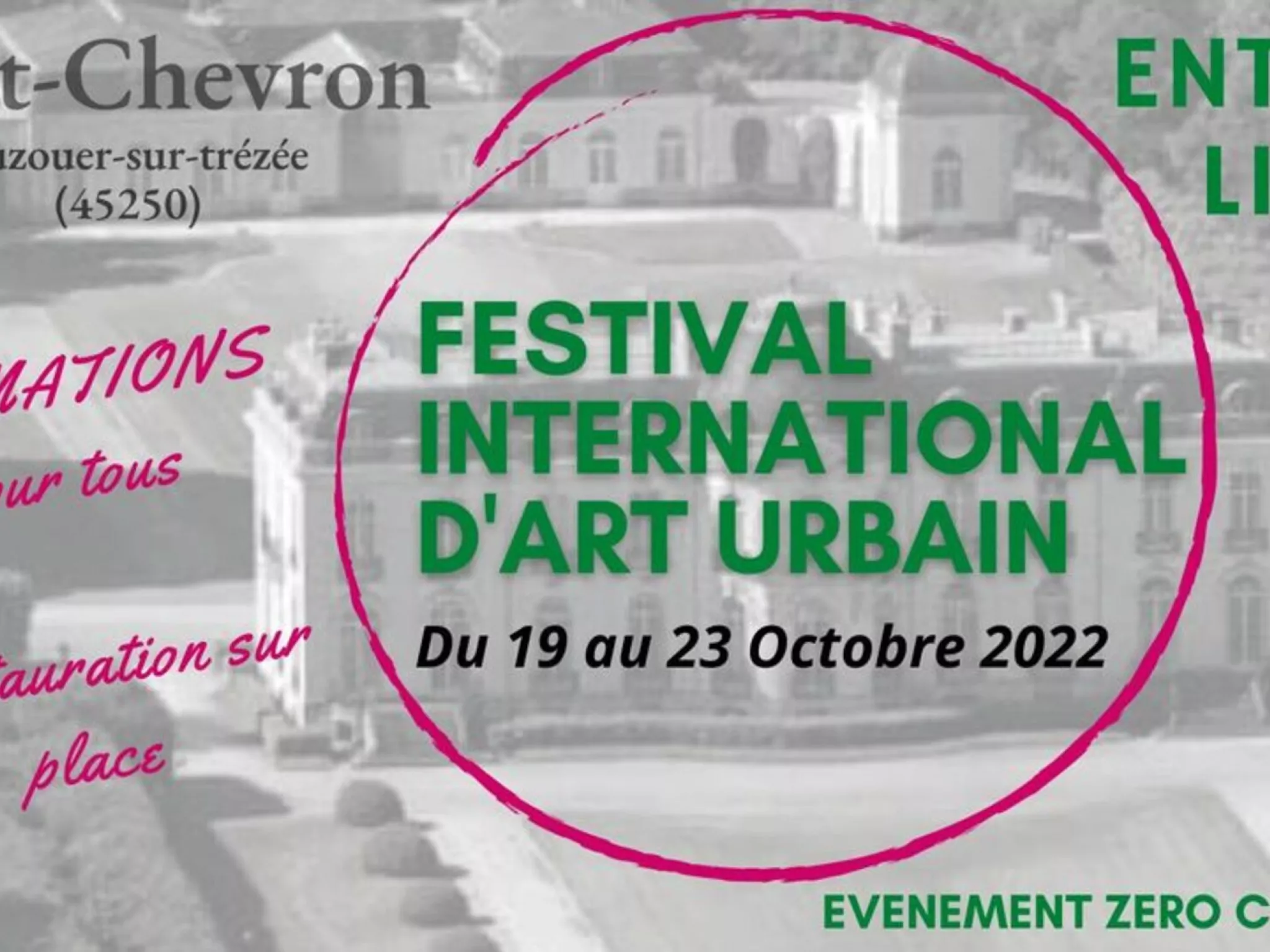 affiche festival pont chevron