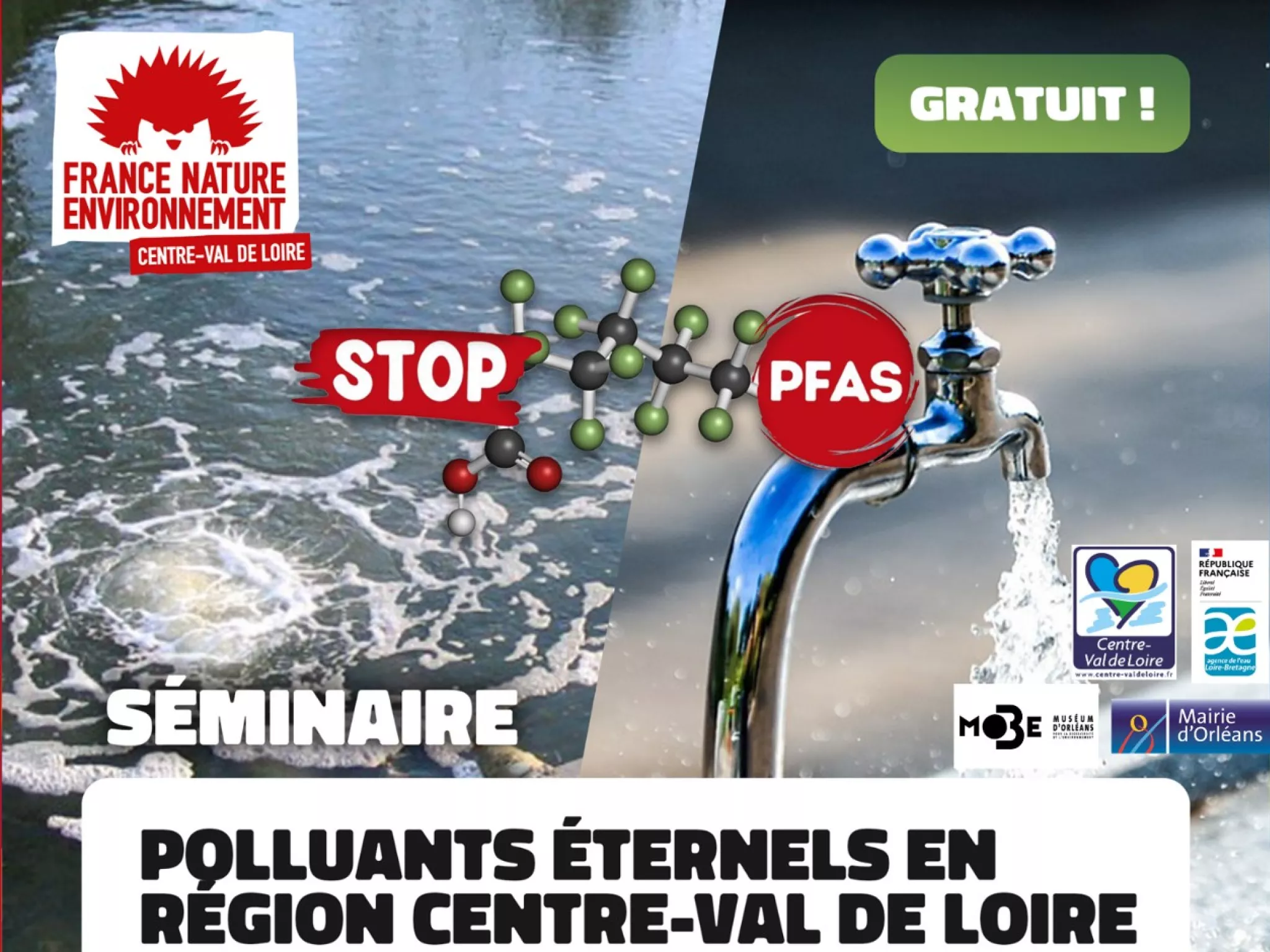 Séminaire polluants éternels en région Centre-Val de Loire