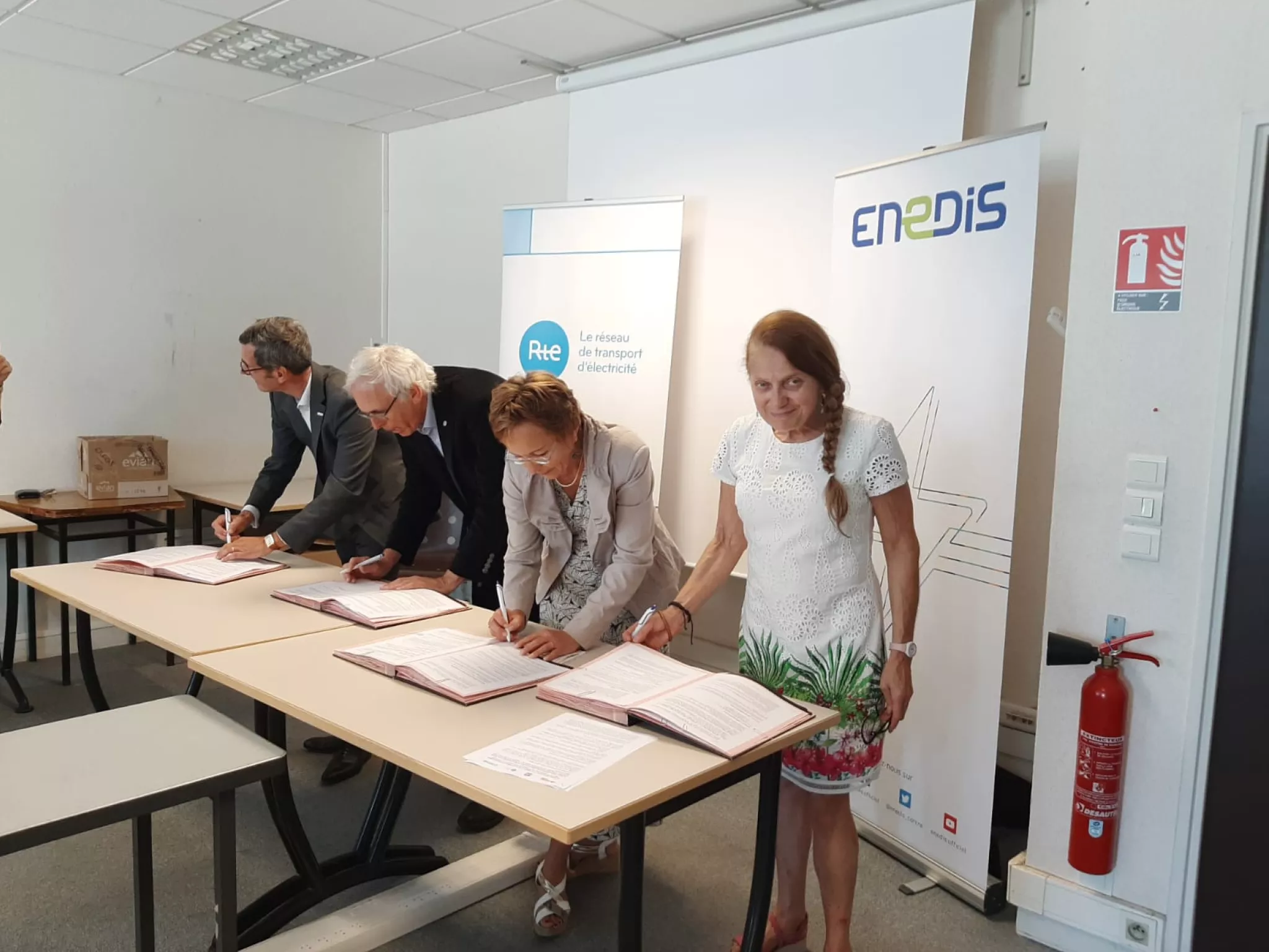 Signature de la convention RTE Signature de la convention RTE