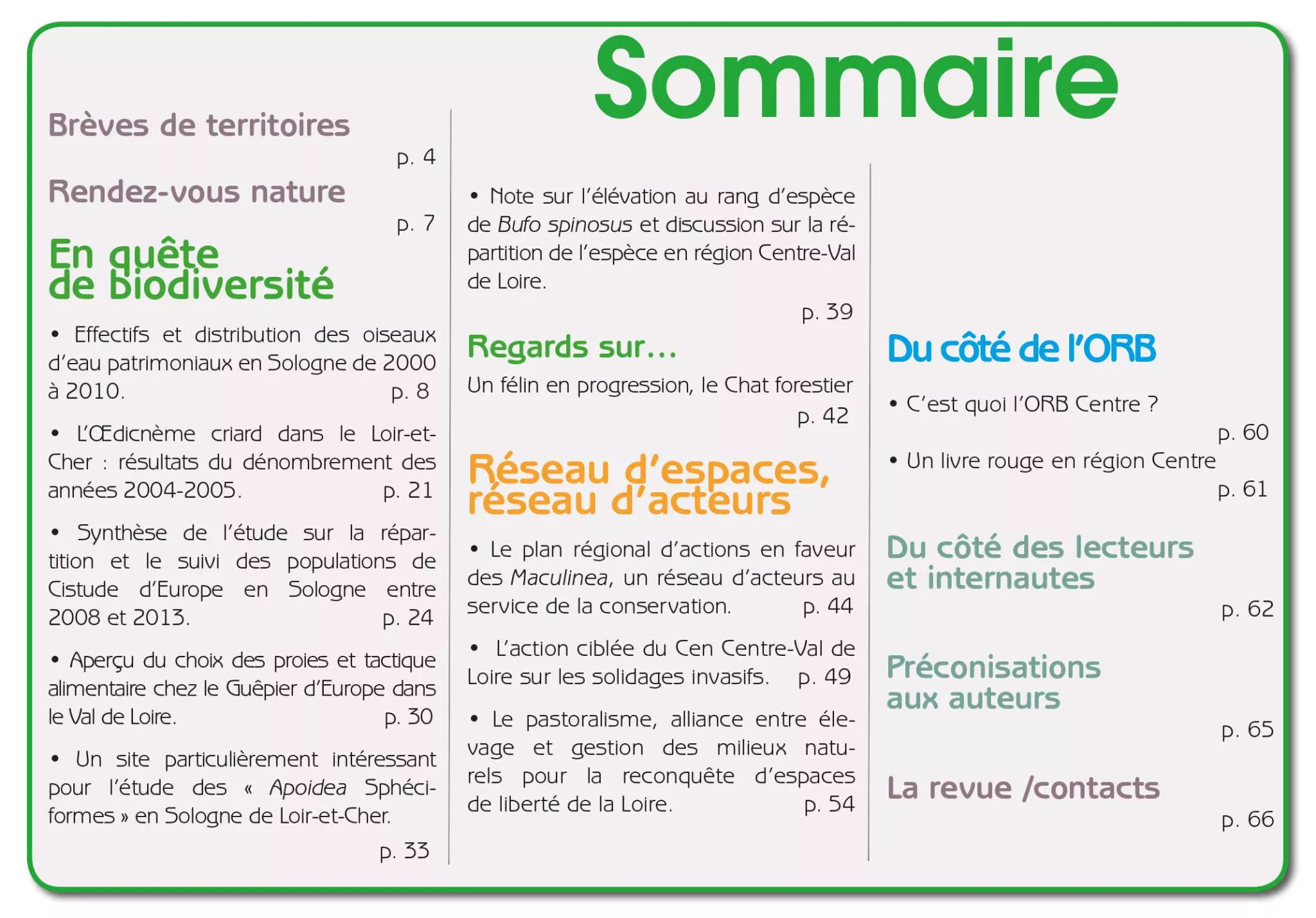 Sommaire RN 1