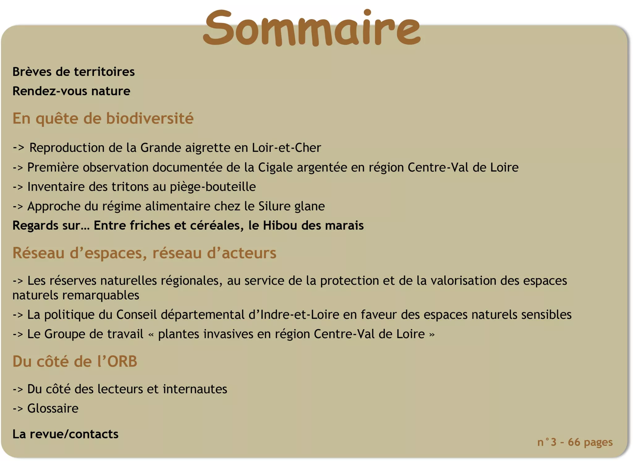 Sommaire RN 03