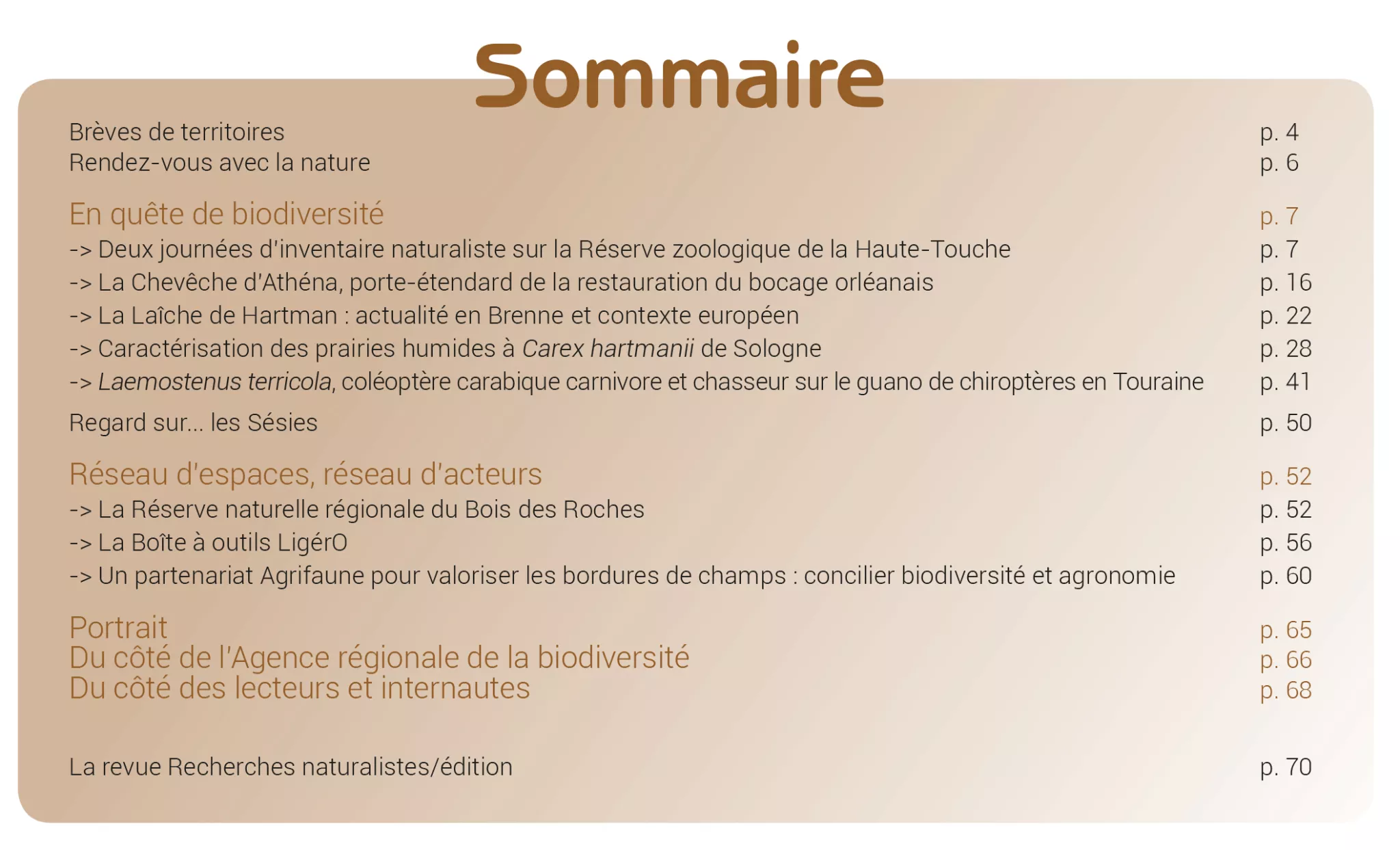 Sommaire RN 08