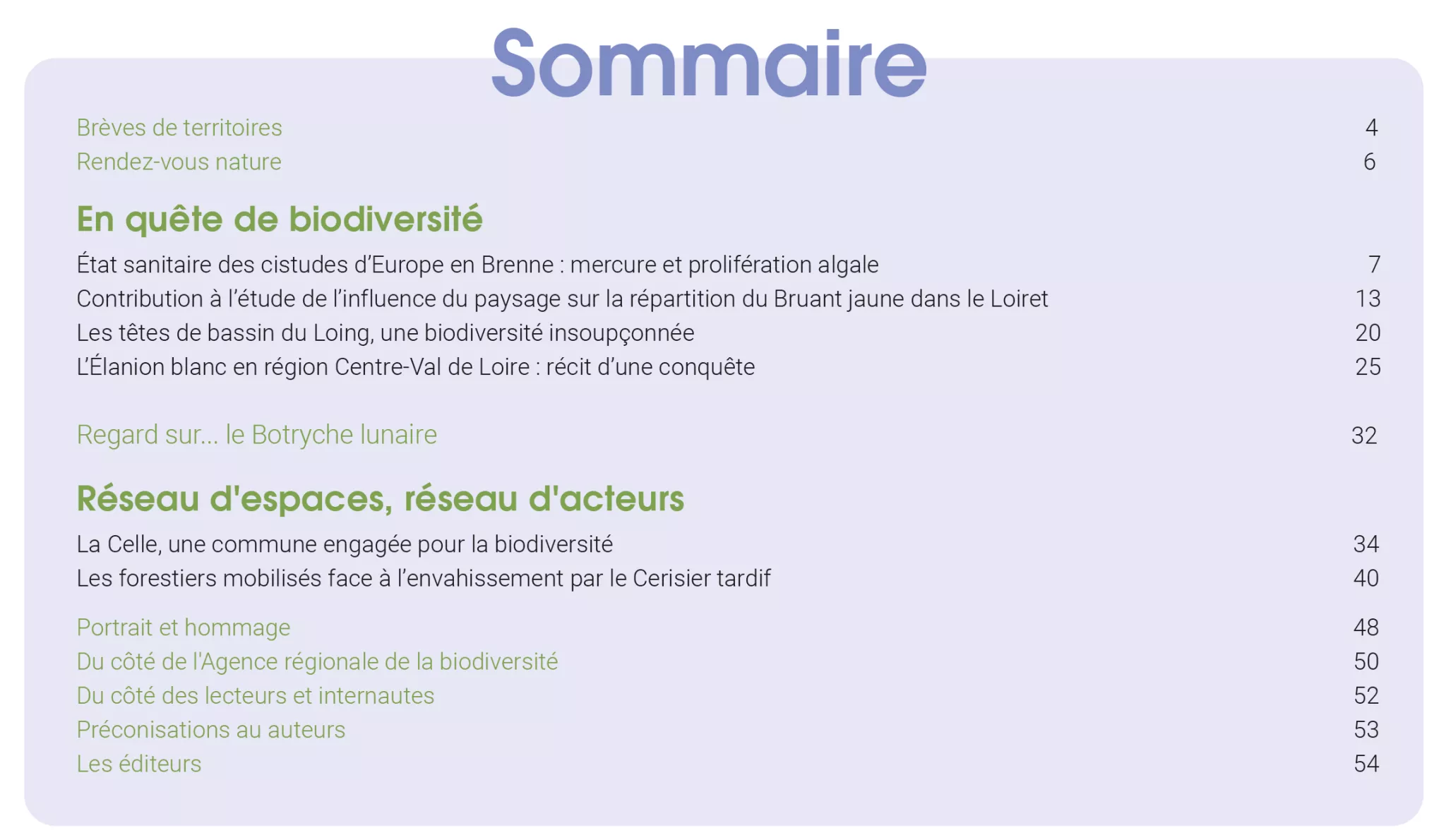 Sommaire RN 14